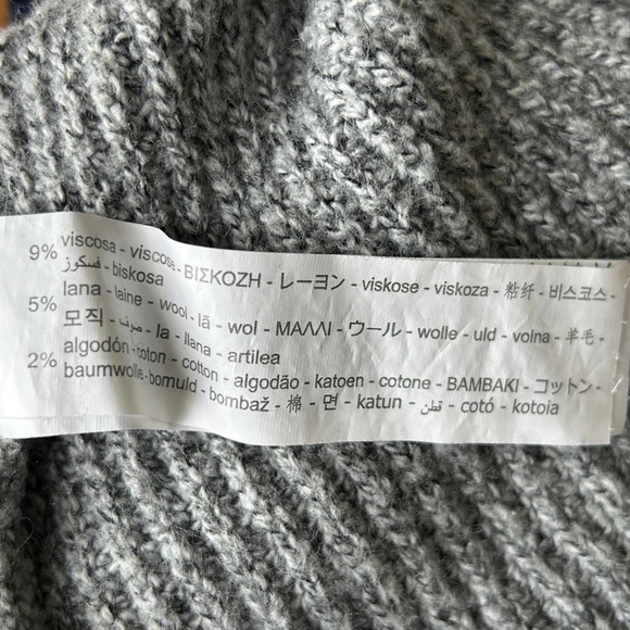 Zara Gray Ruffled Cardigan - Picture 4 of 5